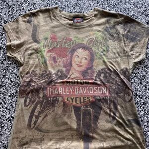Harley-Davidson Olive Green T-Shirt
